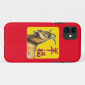 Jaar van de Goat-Good Luck! Case-Mate iPhone Case (Achterkant (horizontaal))
