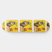 Jaar van de Goat-Good Luck! Skateboard (Horizontaal)