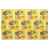 Jaar van de Goat-Good Luck! Stof (Fat Quarter)