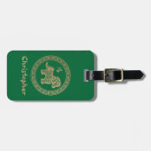 Jaar van de Groene Hout Paarden Bagagelabel (Voorkant horizontaal)