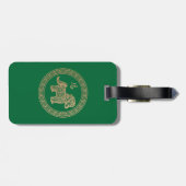 Jaar van de Groene Hout Paarden Bagagelabel (Achterkant horizontaal)