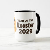 Jaar van de Haan 2029 Mok (Voorkant rechts)