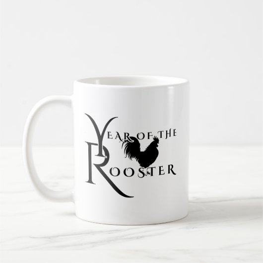 Jaar van de haan koffiemok (Links)