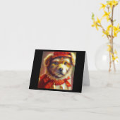 Jaar van de Hond 2 Kaart (Gele Bloem)