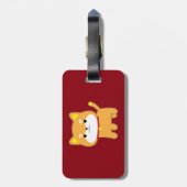 Jaar van de hond bagagelabel (Achterkant verticaal)