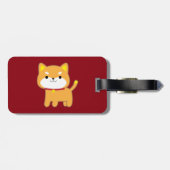 Jaar van de hond bagagelabel (Achterkant horizontaal)