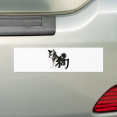 Jaar van de hond bumpersticker (Op auto)
