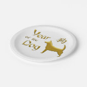 Jaar van de hond - Chinees nieuwjaar Papieren Bordje (Gekanteld)