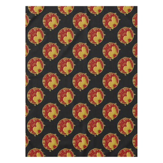 Jaar van de hond - Chinees nieuwjaar Tafelkleed (Voorkant)