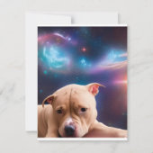 Jaar van de hond feestdagenkaart (Voorkant)