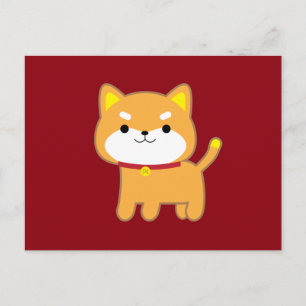 Jaar van de hond feestdagenkaart