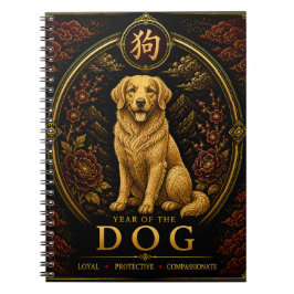 Jaar van de Hond Luxe Chinees Dierenriem Notitiebo Notitieboek