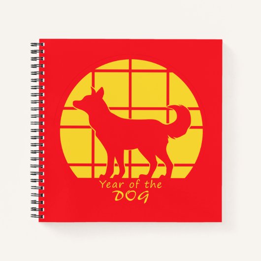 Jaar van de hond notitieboek (Voorkant)