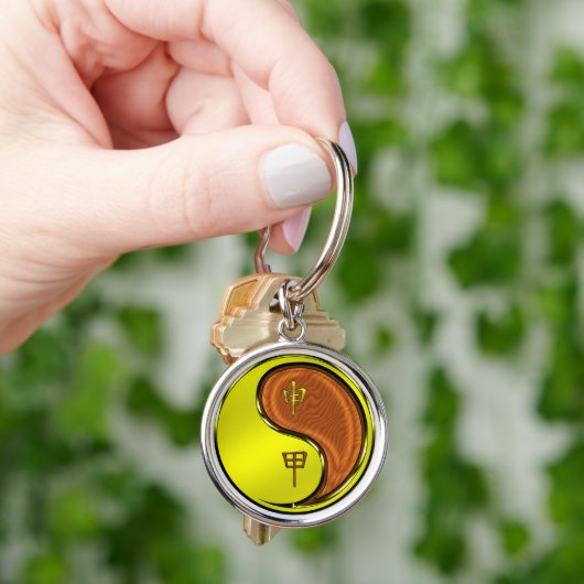 Jaar van de Houtaap Sleutelhanger (Hand)