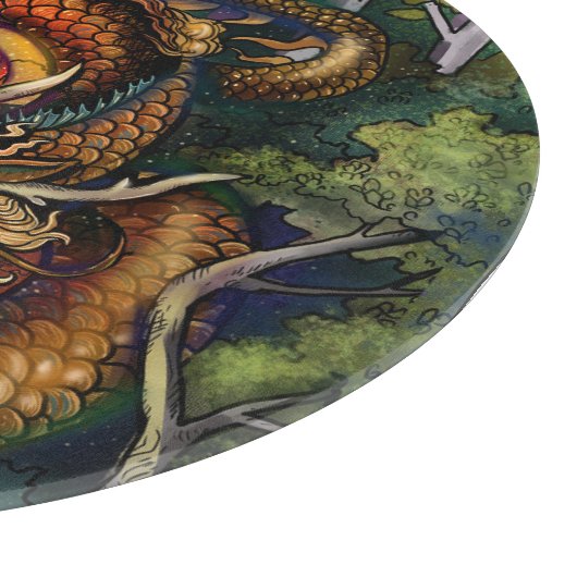 Jaar van de Houtdraak 2024 Snijplank (Hoek)