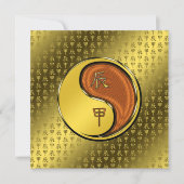 Jaar van de Houtdraak Kaart (Voorkant)