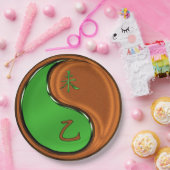 Jaar van de Houten Geit Papieren Bordje (Feest)