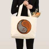 Jaar van de Houten Konijn Grote Tote Bag (Voorkant (product))