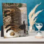 jaar van de houten schapen fotoplaat (Zijkant)