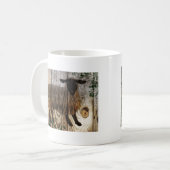 jaar van de houten schapen koffiemok (Voorkant links)
