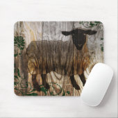 jaar van de houten schapen muismat (Met muis)