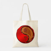 Jaar van de Houten Tijger Tote Bag (Achterkant)