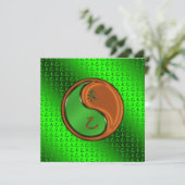 Jaar van de Houtgeit Kaart (Staand voorkant)