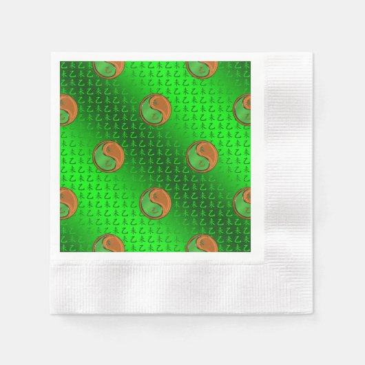 Jaar van de Houtgeit Servet (Voorkant)