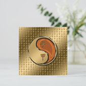 Jaar van de Houtrat Kaart (Staand voorkant)