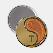 Jaar van de Houtrat Magneet (Voorkant / Achterkant)