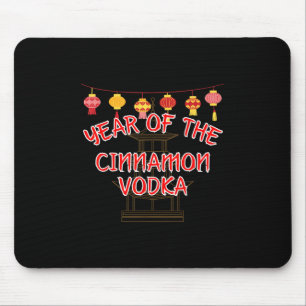 Jaar van de kaneelwodka - Grappig Chinees Nieuwjaa Muismat