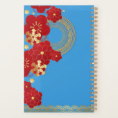 Jaar van de kat 2024 bloemen planner (Achterkant)