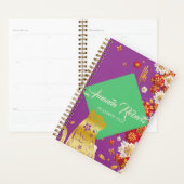 Jaar van de kat 2024 bloemen planner (Display)