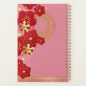 Jaar van de kat 2024 bloemen planner (Achterkant)