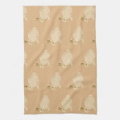 Jaar van de keukenhanddoek van het konijn Ecru (Verticaal)