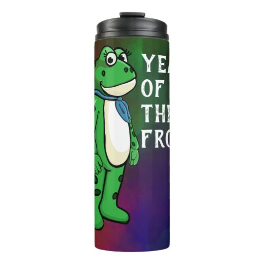 Jaar Van De Kikker Thermosbeker (Voorkant)