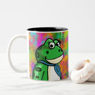 JAAR VAN DE KIKKER TWEEKLEURIGE KOFFIEMOK