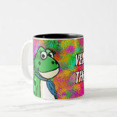 JAAR VAN DE KIKKER TWEEKLEURIGE KOFFIEMOK (Voorkant links)