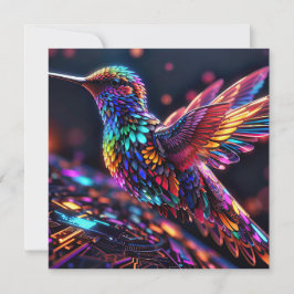 Jaar van de kolibrie: een maandelijkse reis feestdagenkaart