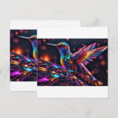 Jaar van de kolibrie: een maandelijkse reis kaart (Voorkant / Achterkant)