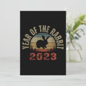 JAAR VAN DE KONIJN 2023 KAART (Staand voorkant)