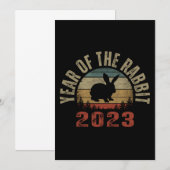 JAAR VAN DE KONIJN 2023 KAART (Voorkant / Achterkant)