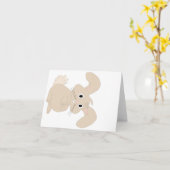 Jaar van de Konijn 2023 Kaart (Gele Bloem)