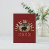 JAAR VAN DE KONIJN 2023 UITNODIGING (Staand voorkant)