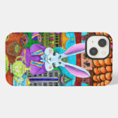 Jaar van de konijn iPhone hoesje (Achterkant horizontaal)