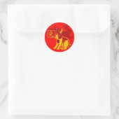 Jaar van de Konijn Sticker (Tas)