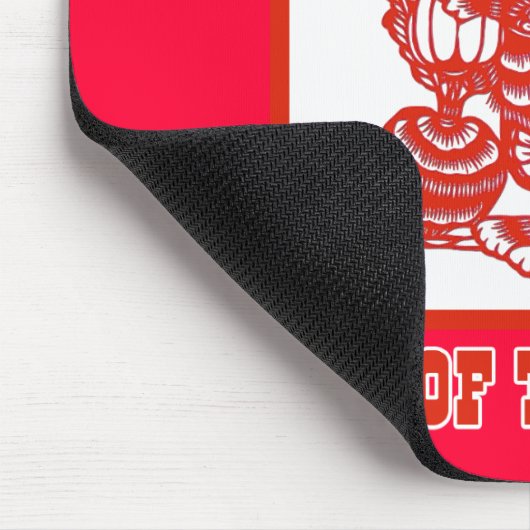 Jaar van de Konijnensnijkunst Muismat (Hoek)