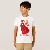 Jaar van de konijnenstaart t-shirt (Voorkant volledig)