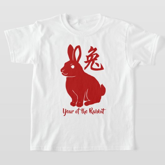 Jaar van de konijnenstaart t-shirt (Laagn)
