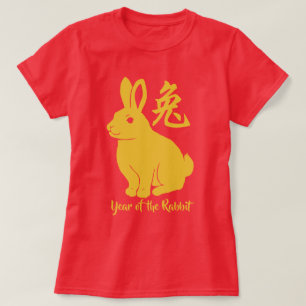 Jaar van de konijnenstaart t-shirt